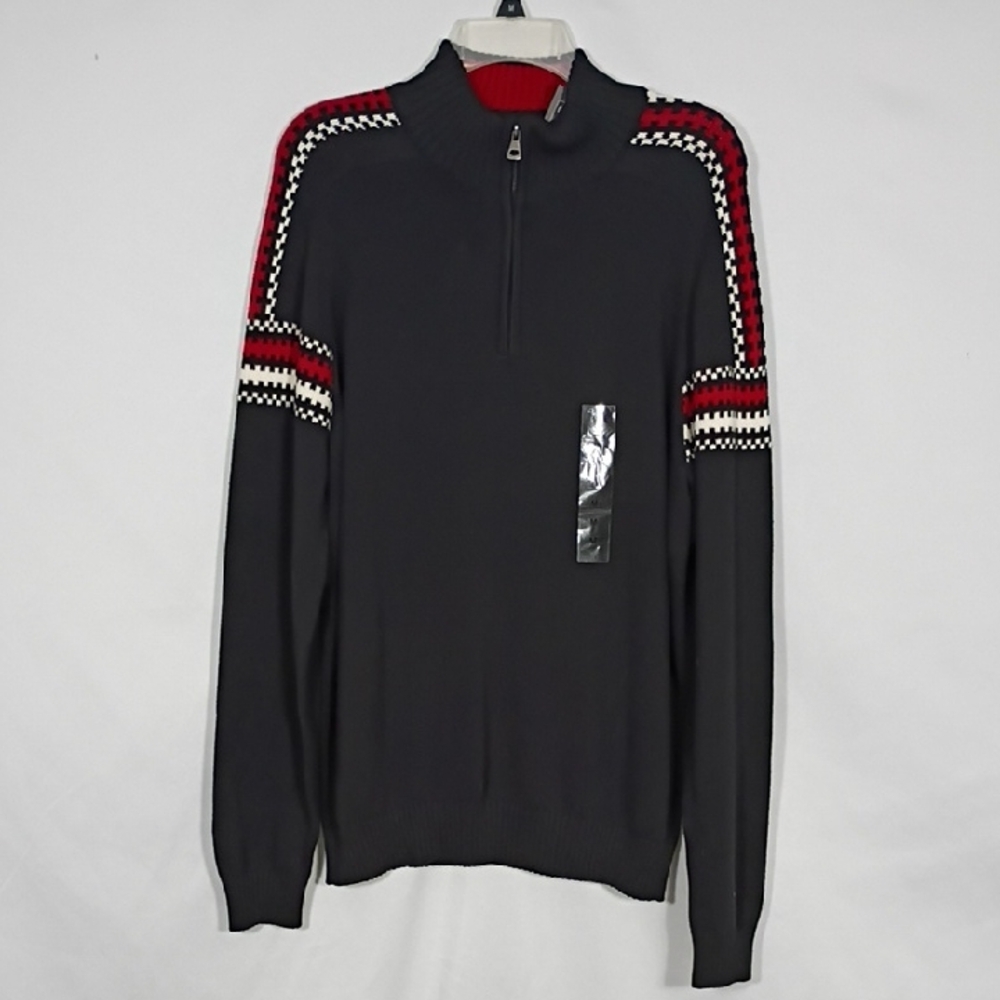 NWT Weatherproof Vintage Macy's The Holiday Sweater Quarter Zip Men's size Med